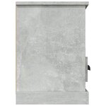 vidaXL Meuble TV gris béton 100x35x50 cm bois d'ingénierie