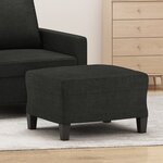 vidaXL Repose-pied Noir 60x50x41 cm Tissu