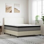 vidaXL Matelas à ressorts ensachés moyen plus 160x200 cm