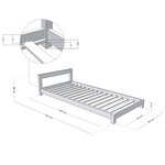 Lit enfant DREAMY 90 x 160 verni