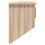 vidaXL Armoire murale et crochets 80x24x35 5 cm bois d'ingénierie