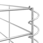vidaXL 6 gabions en fil galvanisé