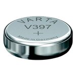 Pile oxyde argent 'Watch' V397 (SR59) SR726SW 1,55 Volt VARTA