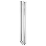 vidaXL Enclos de bain 120x140 cm Verre trempé Transparent