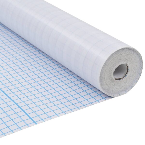 vidaXL Film pour fenêtre dépoli design à rayures 0 9x20 m PVC