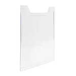 Plaque De Recouvrement Verticale A4 - Cristal - Exacompta