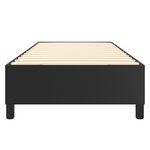 vidaXL Cadre de lit sans matelas noir 100x200 cm similicuir