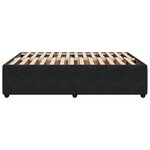 vidaXL Cadre de lit Noir 160x200 cm Velours