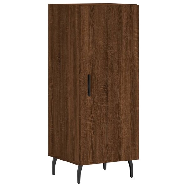 vidaXL Buffet Chêne marron 34 5x34x90 cm Bois d'ingénierie