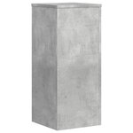 vidaXL Supports pour plantes 2 Pièces gris béton bois d'ingénierie