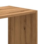 vidaXL Bibliothèque chêne artisanal 68 5x32x75 cm bois d'ingénierie