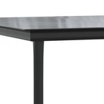 vidaXL Ensemble à manger de jardin et coussins 3 Pièces Beige poly rotin