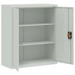 vidaXL Classeur gris clair 90x40x105 cm acier