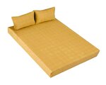 Ensemble drap housse 90 x 200 et Taie d'oreiller - Jaune