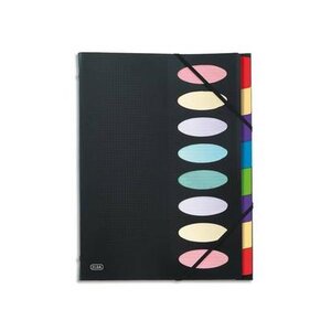 Trieur memphis, 240 x 320, 8 index, noir ELBA