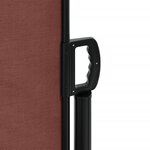 vidaXL Auvent latéral rétractable marron 160x500 cm