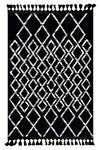 Tapis de salon FAS 80 x 150 cm - Noir