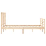 vidaXL Cadre de lit sans matelas bois de pin massif