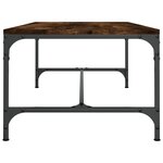 vidaXL Table basse Chêne fumé 100x50x35 cm Bois d'ingénierie