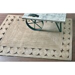 Tapis en jute naturelle begonia 230 x 160 cm