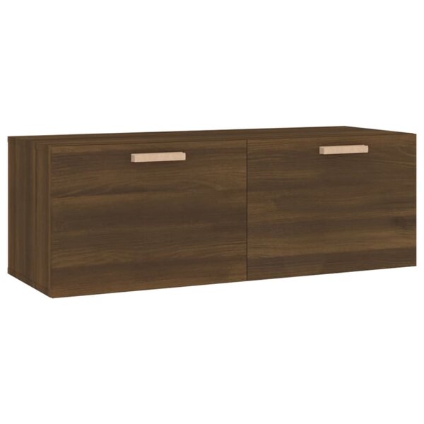 vidaXL Armoire murale Chêne marron 100x36 5x35 cm Bois d'ingénierie