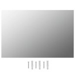 vidaXL Miroirs muraux 2 Pièces 60x40 cm Rectangulaire Verre