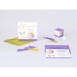 Paquet de 25 cartes simples 210g 82x128 rouge groseille clairefontaine