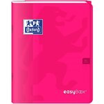OXFORD Cahier Easybook agrafé - 17 x 22 cm - 96p seyes - 90g - Rose