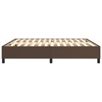 vidaXL Cadre de lit sans matelas marron 160x200 cm similicuir