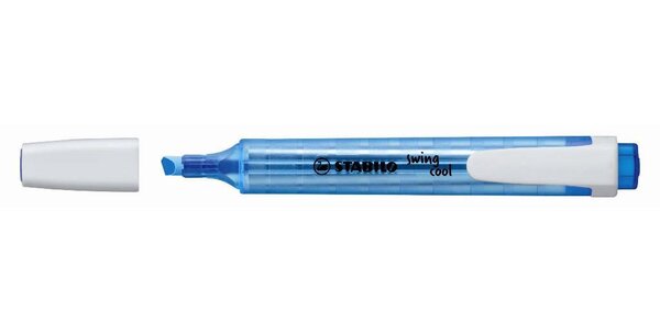 Surligneur de poche SWING COOL Pointe Biseautée 1 - 4 mm bleu STABILO