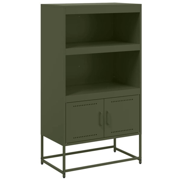 vidaXL Meuble TV anthracite 100 5x39x60 5 cm acier