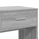 vidaXL Ensemble de coiffeuse 3 Pièces sonoma gris bois d'ingénierie