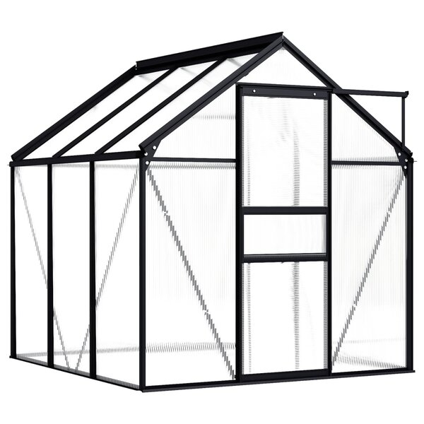vidaXL Serre Anthracite Aluminium 3 61 m²
