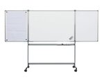 Tableau blanc tryptique mobile MAULpro 100 x 150 cm Gris MAUL