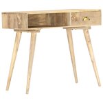 vidaXL Table console 90x45x75 cm bois de manguier massif