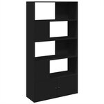 vidaXL Bibliothèque noir 100x36x189 cm bois d'ingénierie