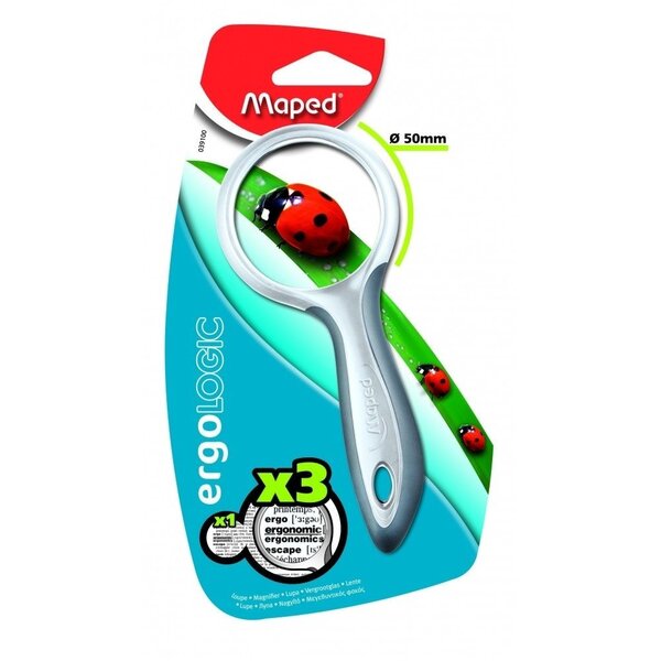 Loupe avec poignée, rond, diamètre: 50 mm MAPED