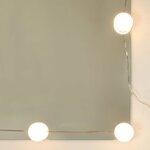 vidaXL Armoire à miroir avec LED Chêne marron 60x31 5x62 cm