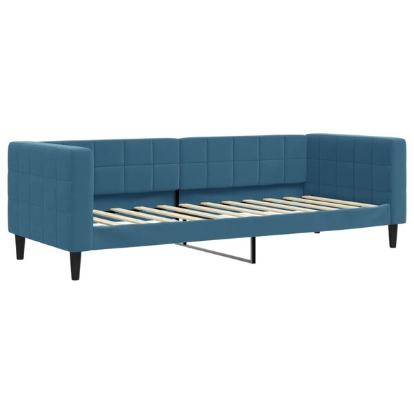 vidaXL Lit de repos bleu 80x200 cm velours