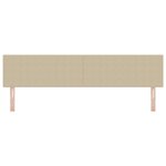 vidaXL Tête de lit LED Simple Design Vert Clair Gris 100 cm Tissu Velours Côtelé