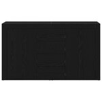 vidaXL Buffet Chêne noir Bois d'ingénierie 120 x 36 x 69 cm Rangement