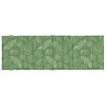 vidaXL Coussin de chaise longue motif de feuilles tissu oxford