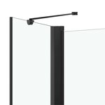 vidaXL Cabine de douche pliante ESG 120x68x130 cm noir