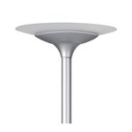 Lampadaire Variaglass LED 22W H 180 cm Gris Métal UNILUX