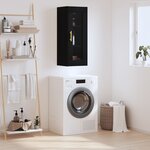 vidaXL Armoire murale noir 34 5x34x90 cm
