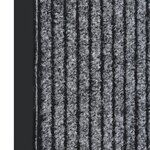vidaXL Paillasson rayé Gris 60x80 cm