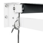 vidaXL Auvent rétractable anthracite 3x2 5 m tissu et aluminium