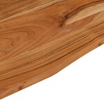 vidaXL Dessus de bureau 140x50x2 5 cm rectangulaire bois massif acacia