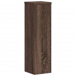 vidaXL Supports pour plantes 2 Pièces chêne marron bois d'ingénierie
