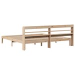 vidaXL Cadre de lit avec tête de lit sans matelas 180x200 cm